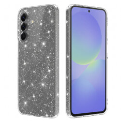 Husa sclipici Samsung Galaxy A36 5G Techsuit SparkleSkin, transparenta