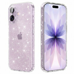 Husa sclipici iPhone 17 Techsuit SparkleSkin, transparenta