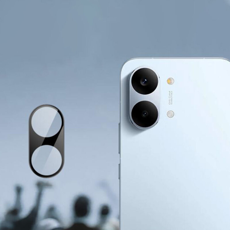 Folie camera Xiaomi Poco X8 Pro Max Techsuit Full Glass, negru