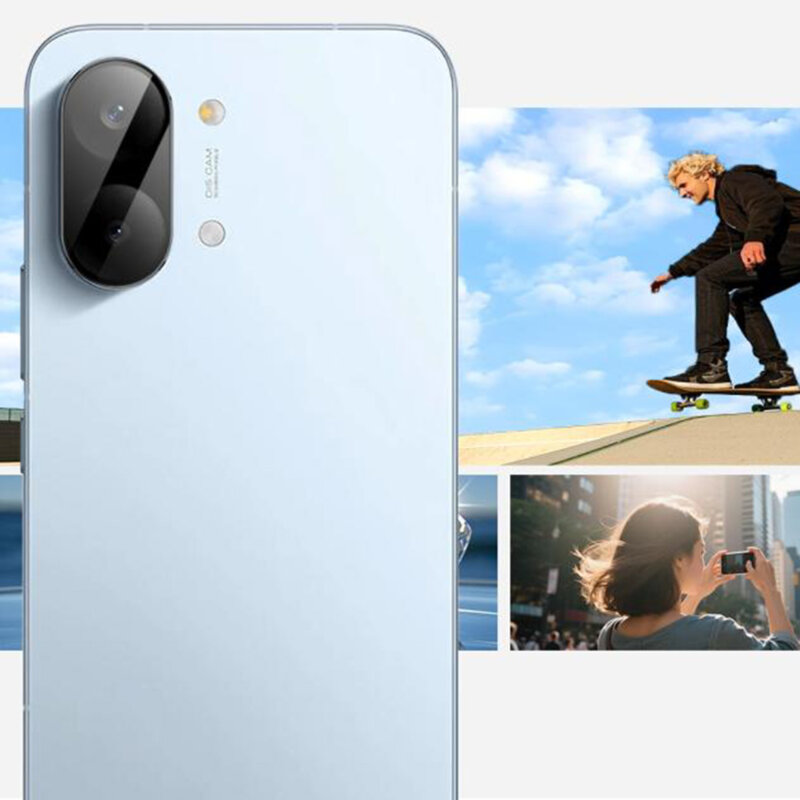 Folie camera Xiaomi Poco X8 Pro Max Techsuit Full Glass, negru