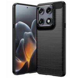 Husa Motorola Signature Techsuit Carbon Silicone, negru