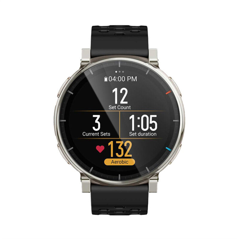 [Pachet 2x] Folie Amazfit Active 3 Premium Techsuit Nano Flex, negru