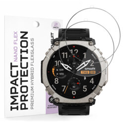 [Pachet 2x] Folie Amazfit T-Rex Ultra 2 Techsuit Nano Flex, negru