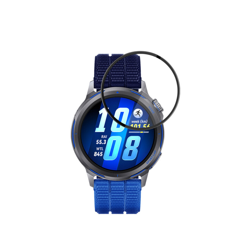 [Pachet 2x] Folie Huawei Watch GT Runner 2 Techsuit Nano Flex, negru