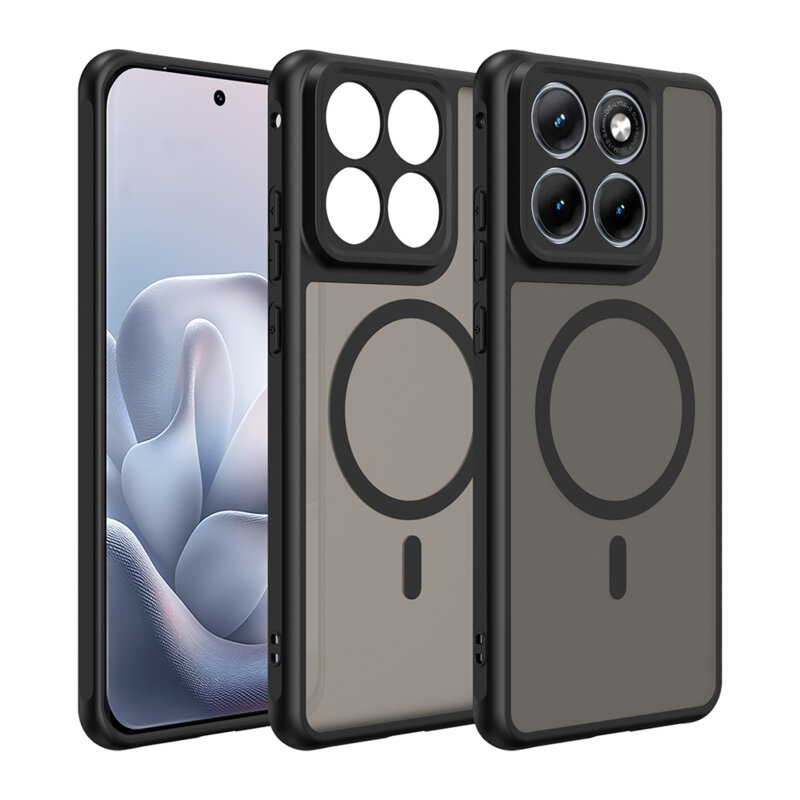 Husa Motorola Edge 70 Fusion Techsuit HaloFrost II MagSafe, negru