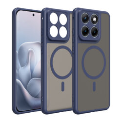 Husa Motorola Edge 70 Fusion Techsuit HaloFrost II MagSafe, bleumarin