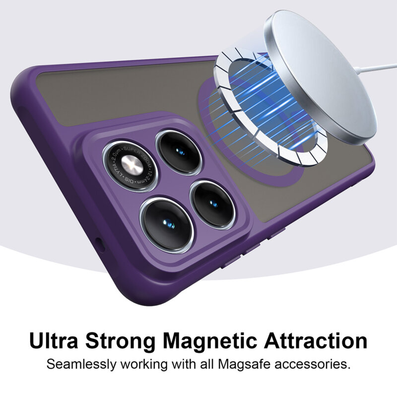Husa Motorola Edge 70 Fusion Techsuit HaloFrost II MagSafe, mov