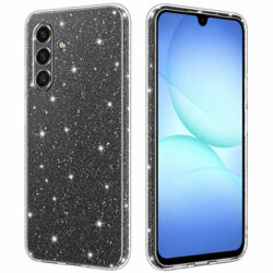 Husa sclipici Samsung Galaxy M17 Techsuit SparkleSkin, transparenta