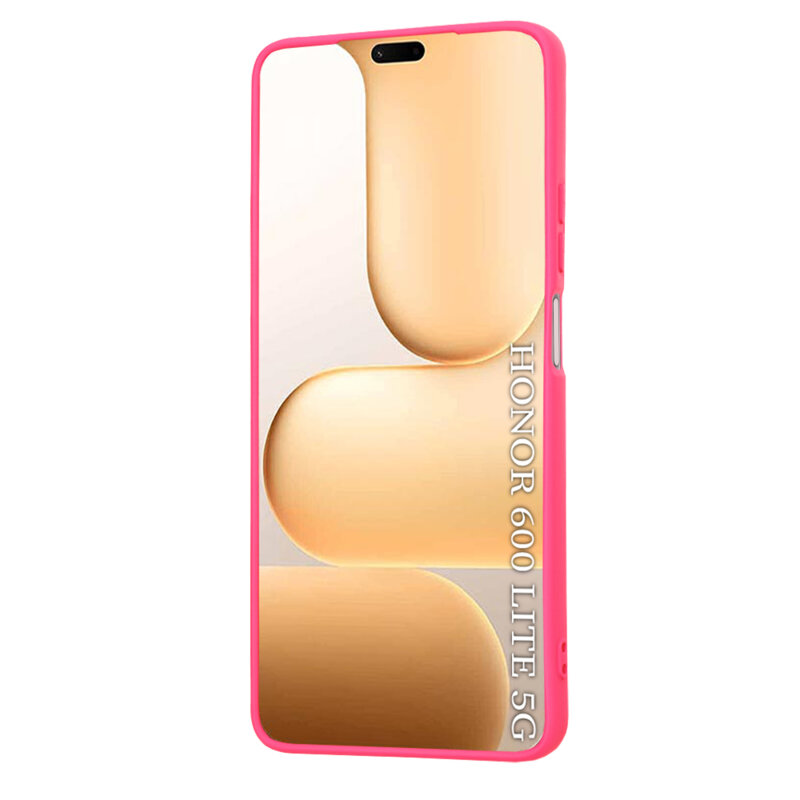 Husa silicon Honor 600 Lite Techsuit SoftFlex, fucsia