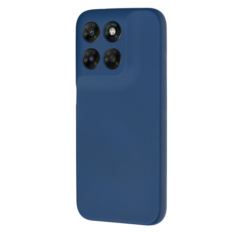 Husa silicon Motorola Moto G77 Techsuit SoftFlex, bleumarin