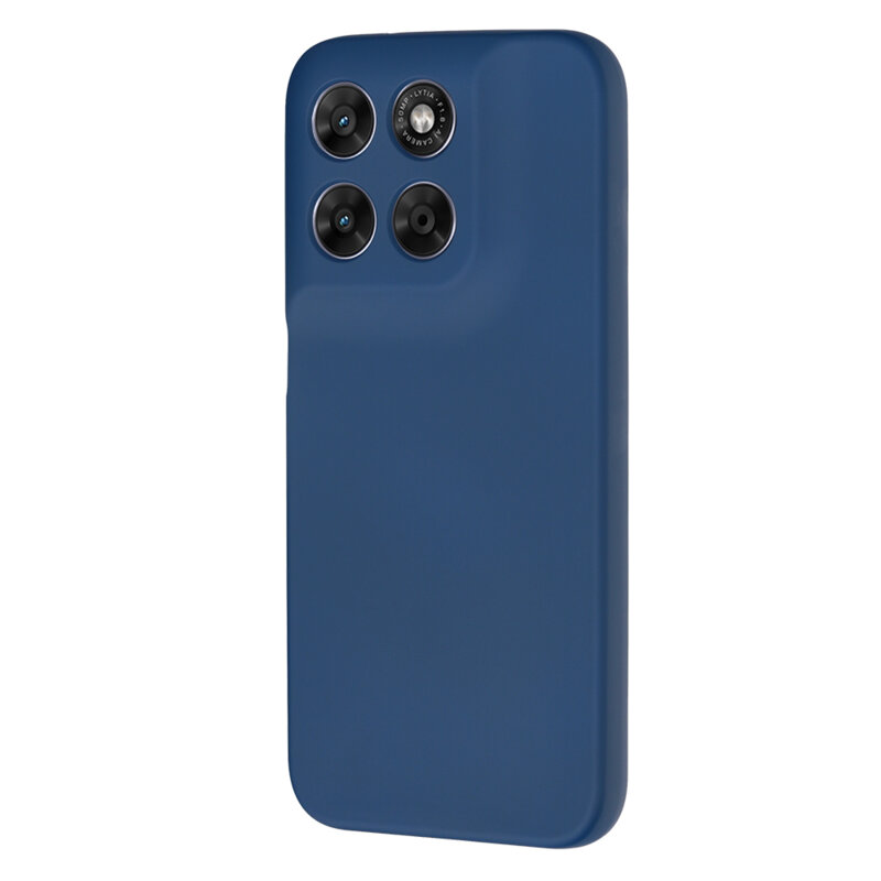 Husa silicon Motorola Moto G67 Techsuit SoftFlex, bleumarin
