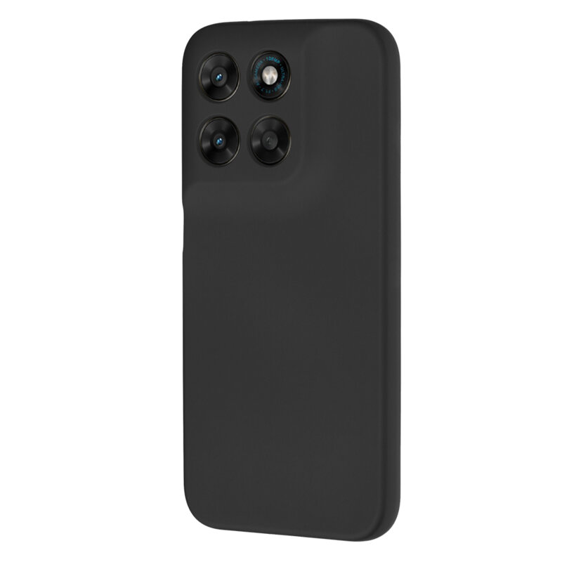 Husa silicon Motorola Moto G77 Techsuit SoftFlex, negru