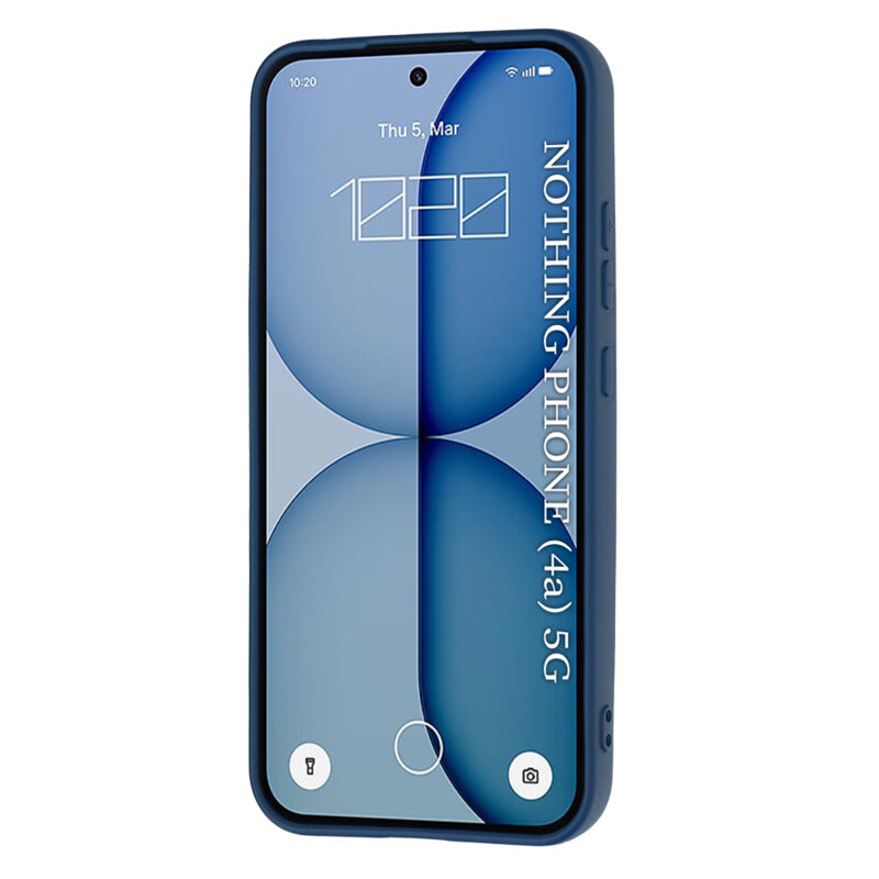 Husa silicon Nothing Phone (4a) Techsuit SoftFlex, bleumarin