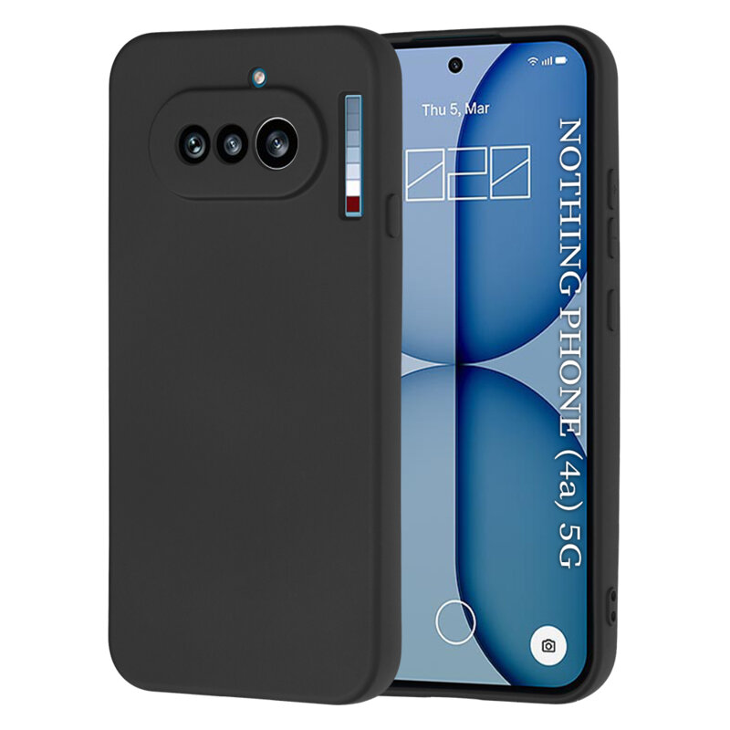 Husa silicon Nothing Phone (4a) Techsuit SoftFlex, negru
