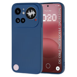 Husa silicon Nothing Phone (4a) Pro Techsuit SoftFlex, bleumarin