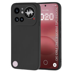 Husa silicon Nothing Phone (4a) Pro Techsuit SoftFlex, negru