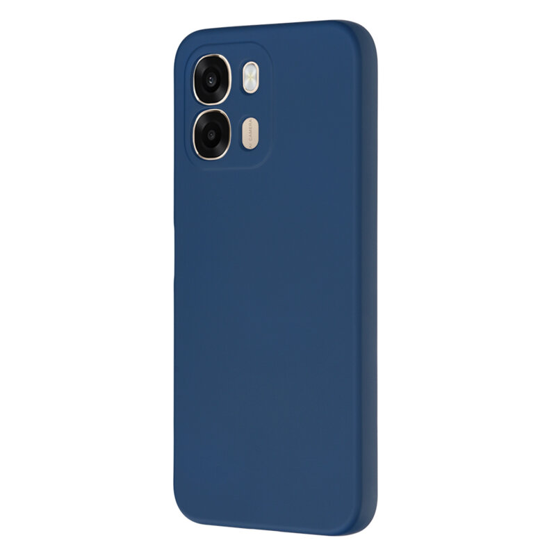 Husa silicon Oppo A6 4G Techsuit SoftFlex, bleumarin