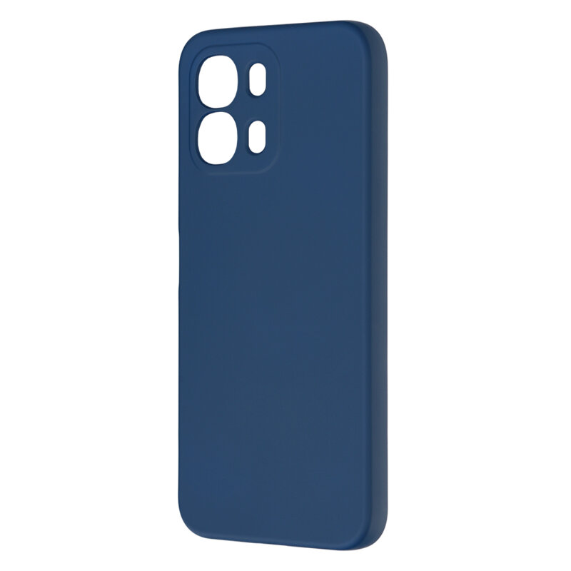 Husa silicon Oppo A6 4G Techsuit SoftFlex, bleumarin