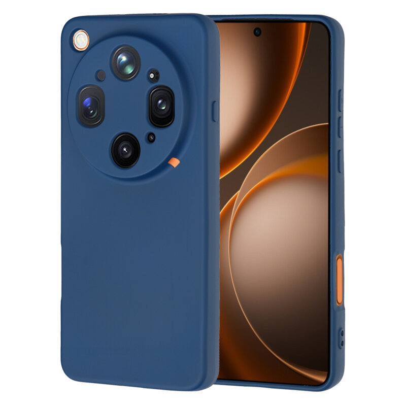 Husa silicon Oppo Find X9 Ultra Techsuit SoftFlex, bleumarin