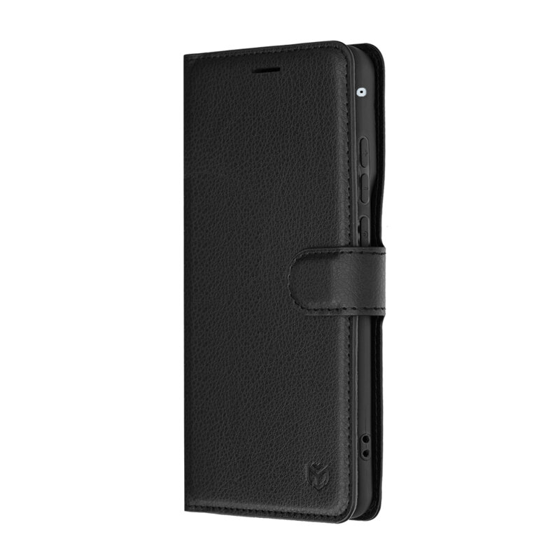 Husa Motorola Edge 70 Fusion Techsuit Leather Folio, negru