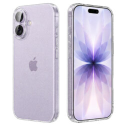 Husa sclipici iPhone 17 Techsuit SparkleSkin, transparenta
