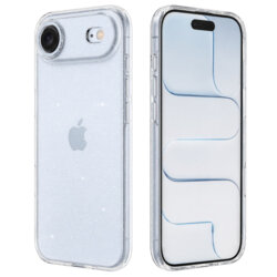 Husa sclipici iPhone 17 Air Techsuit SparkleSkin, transparenta