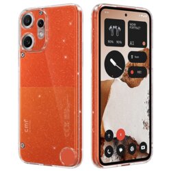 Husa sclipici Nothing CMF Phone 2 Pro Techsuit SparkleSkin, transparenta