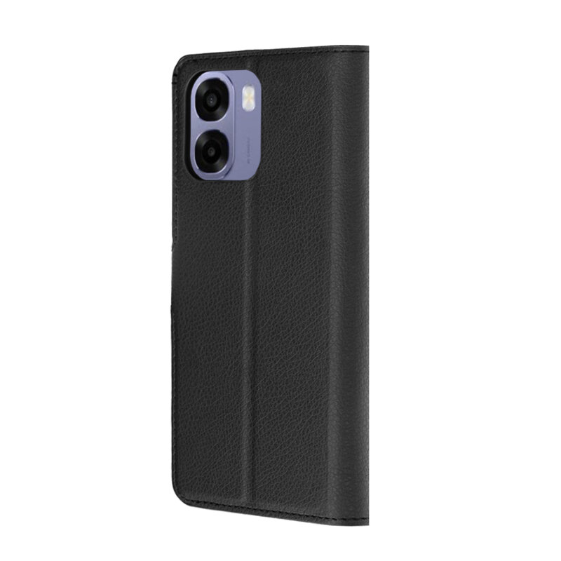 Husa Oppo A6x 4G Techsuit Leather Folio, negru