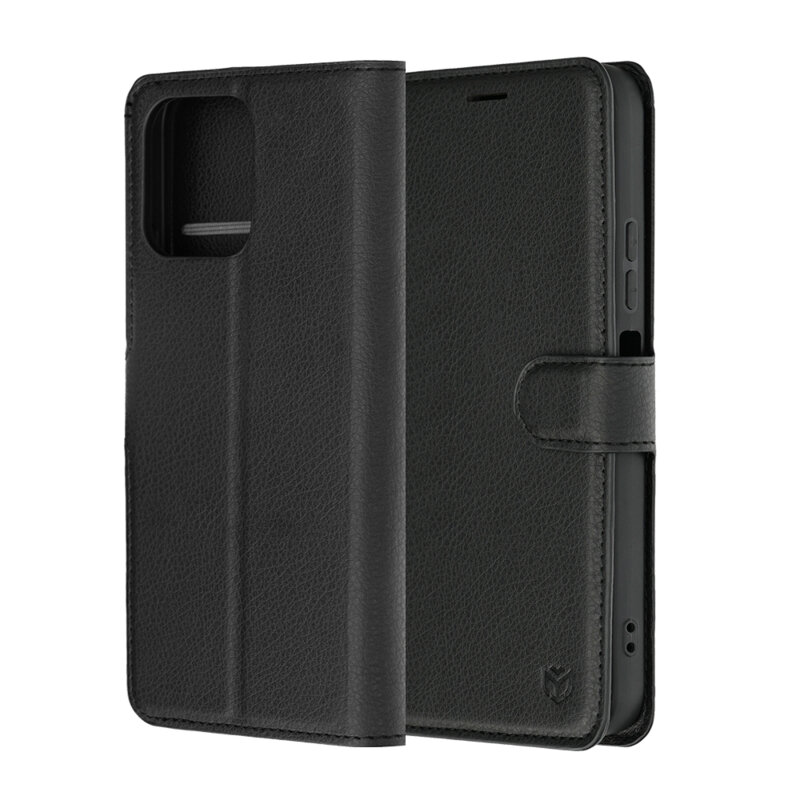 Husa Oppo A6x 4G Techsuit Leather Folio, negru