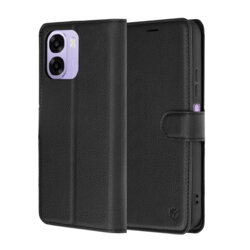 Husa Oppo A6x 5G Techsuit Leather Folio, negru