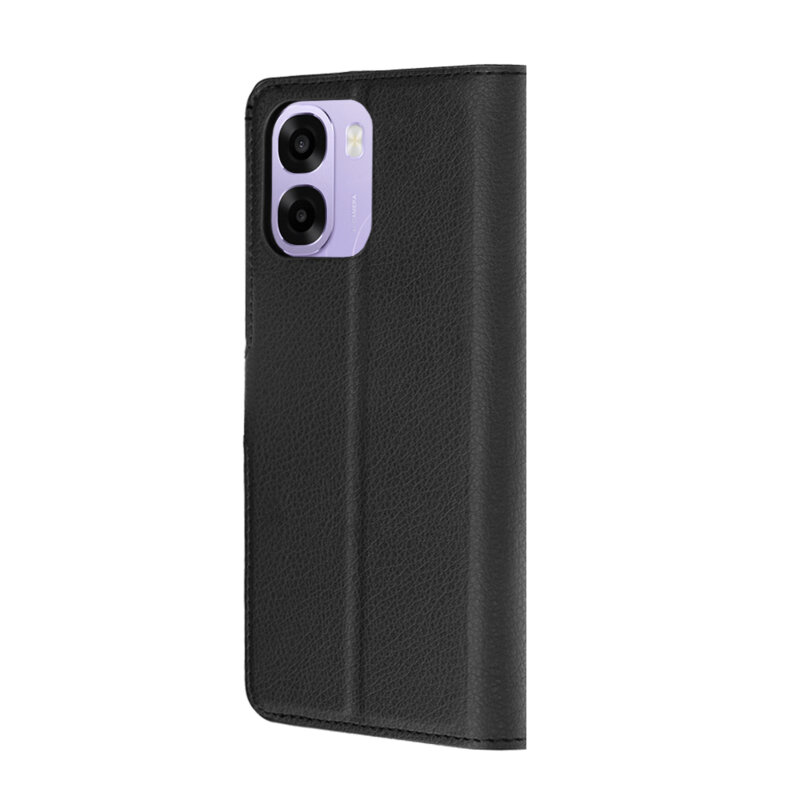 Husa Oppo A6x 5G Techsuit Leather Folio, negru