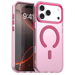 Husa iPhone 17 Pro Max Techsuit CandyCase MagSafe, roz