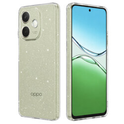 Husa sclipici Oppo A5 Pro 4G Techsuit SparkleSkin, transparenta