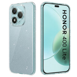 Husa sclipici Honor 400 Lite Techsuit SparkleSkin, transparenta