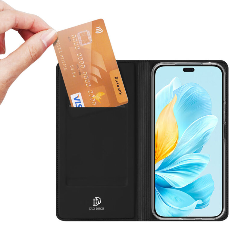 Husa Honor 600 Lite Techsuit Magskin Book, negru