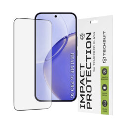 Folie sticla Realme 16 Pro Techsuit 111D Full Glue Full Cover, negru