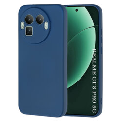 Husa silicon Realme GT 8 Pro Techsuit SoftFlex, bleumarin