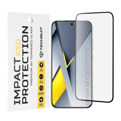 Folie sticla Xiaomi Poco F8 Pro Techsuit ESD Glass, negru