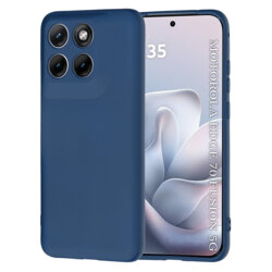 Husa silicon Motorola Edge 70 Fusion Techsuit SoftFlex, bleumarin