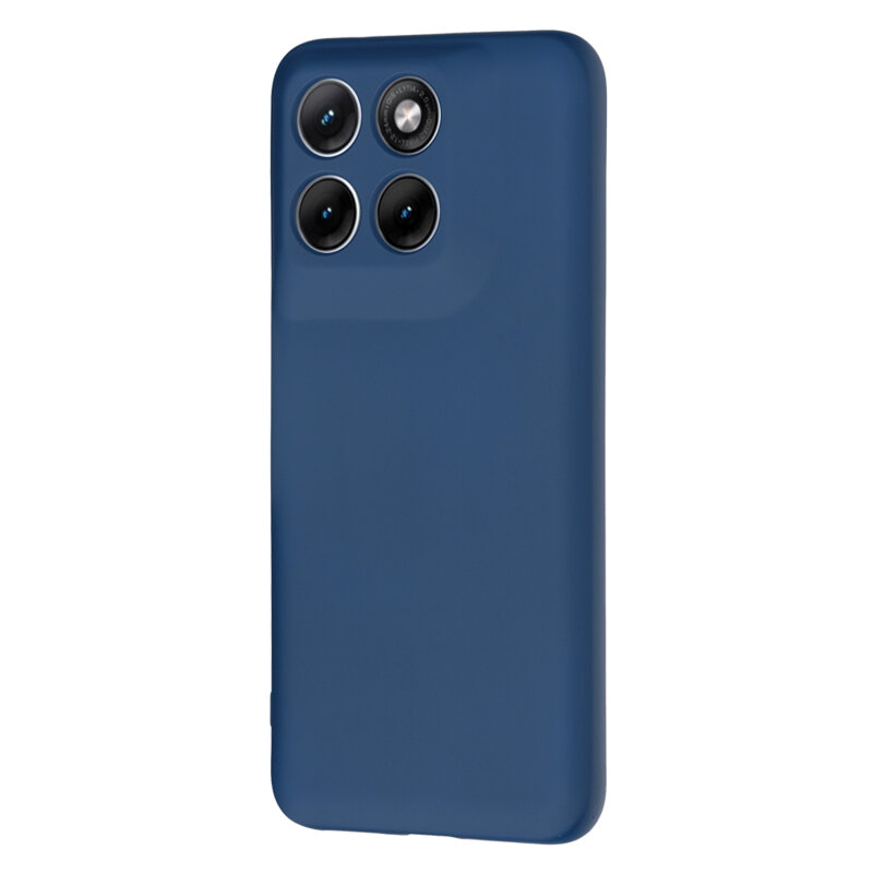 Husa silicon Motorola Edge 70 Fusion Techsuit SoftFlex, bleumarin