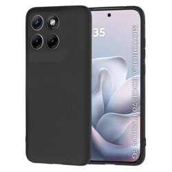 Husa silicon Motorola Edge 70 Fusion Techsuit SoftFlex, negru