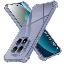 Husa Xiaomi Redmi Note 15 Pro 4G Techsuit Shockproof Clear Silicone, fumuriu