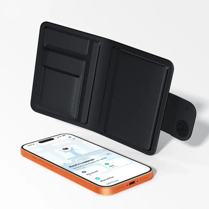 Husa pasaport smart cu localizare, Acefast S6, negru