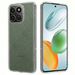 Husa sclipici Honor 200 Smart Techsuit SparkleSkin, transparenta