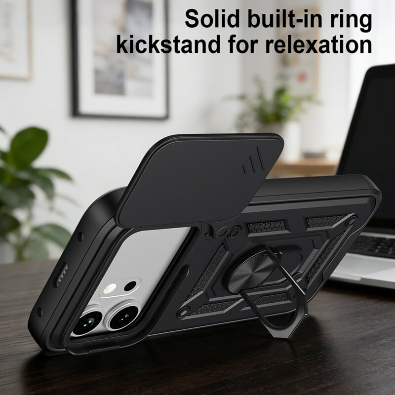 Husa Honor 600 protectie camera Techsuit CamShield Series, albastru