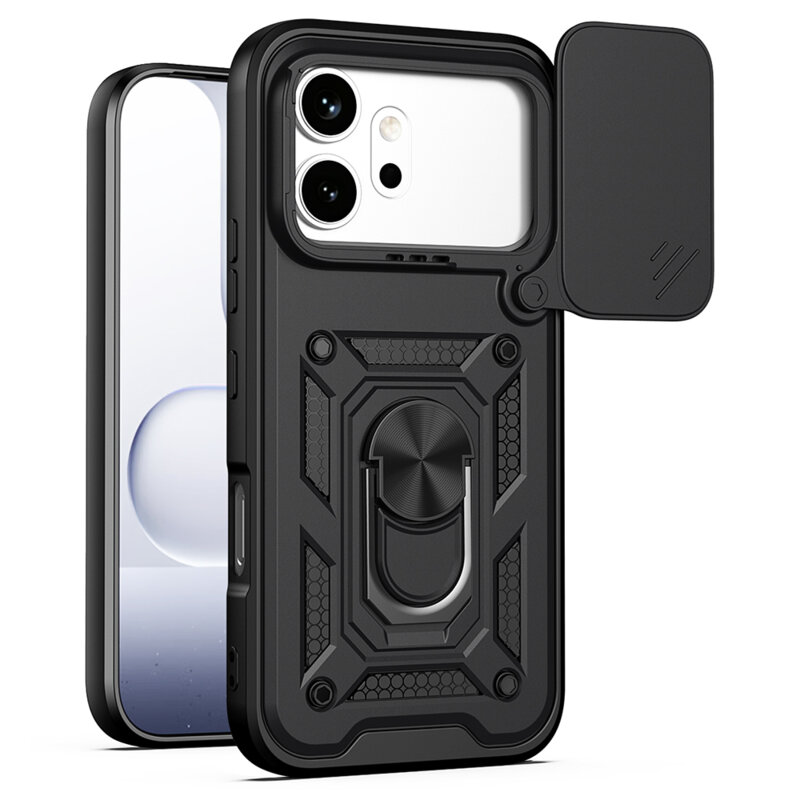 Husa Honor 600 protectie camera Techsuit CamShield Series, negru