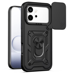 Husa Honor 600 Pro protectie camera Techsuit CamShield Series, negru