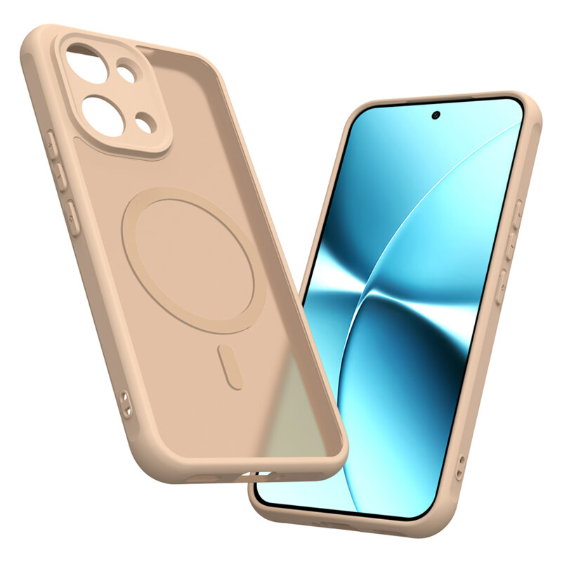 Husa Xiaomi Poco X8 Pro Max Techsuit HaloFrost II MagSafe, auriu