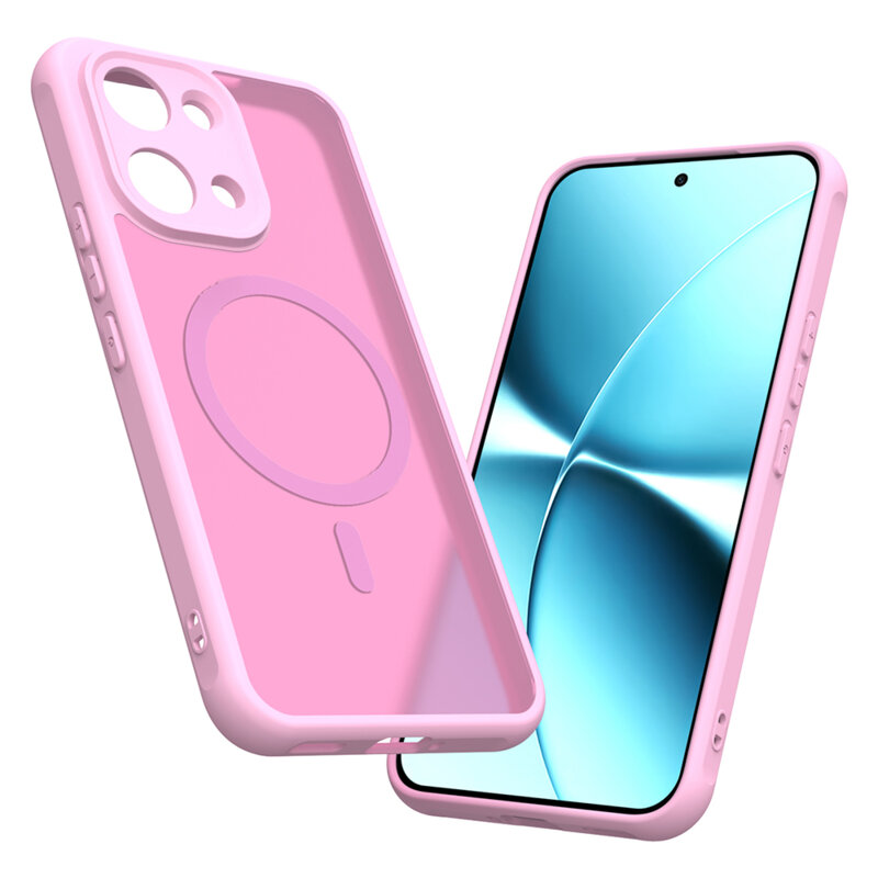 Husa Xiaomi Poco X8 Pro Max Techsuit HaloFrost II MagSafe, roz