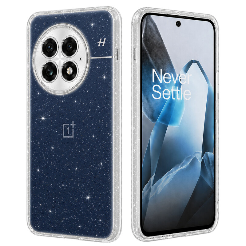 Husa sclipici OnePlus 13 Techsuit SparkleSkin, transparenta